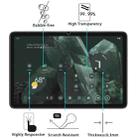 For Google Pixel Tablet 2 11 2pcs 9H 0.3mm Explosion-proof Tempered Glass Film - 3