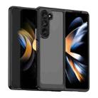 For Samsung Galaxy Z Fold5 Colorful Series Acrylic + TPU Phone Case(Black) - 1