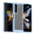 For Samsung Galaxy Z Fold5 Colorful Series Acrylic + TPU Phone Case(Blue) - 1