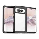 For Google Pixel Fold Colorful Series Acrylic + TPU Phone Case(Black) - 1