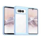 For Google Pixel Fold Colorful Series Acrylic + TPU Phone Case(Blue) - 1