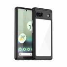 For Google Pixel 6A Colorful Series Acrylic + TPU Phone Case(Black) - 1