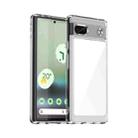 For Google Pixel 6A Colorful Series Acrylic + TPU Phone Case(Transparent) - 1