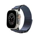 Nylon Two Section Watch Band For Apple Watch 7 41mm(Blue) - 1