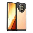 For Realme 11 5G Colorful Series Acrylic Hybrid TPU Phone Case(Black) - 1