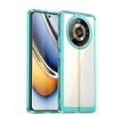 For Realme 11 Pro+ Colorful Series Acrylic Hybrid TPU Phone Case(Transparent Blue) - 1