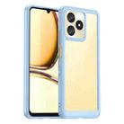 For Realme C51 Colorful Series Acrylic Hybrid TPU Phone Case(Blue) - 1