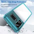 For Realme GT5 Colorful Series Acrylic Hybrid TPU Phone Case(Transparent Blue) - 3