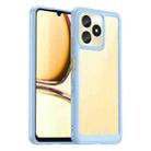 For Realme Note 50 Colorful Series Acrylic Hybrid TPU Phone Case(Blue) - 1
