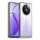 For Realme 13 5G Colorful Series Acrylic Hybrid TPU Phone Case(Transparent Grey) - 1