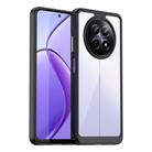 For Realme C65 5G Colorful Series Acrylic Hybrid TPU Phone Case(Black) - 1