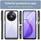 For Realme C65 5G Colorful Series Acrylic Hybrid TPU Phone Case(Black) - 2