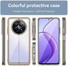 For Realme 12 5G Colorful Series Acrylic Hybrid TPU Phone Case(Transparent Grey) - 2