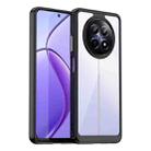 For Realme 12 5G Colorful Series Acrylic Hybrid TPU Phone Case(Black) - 1