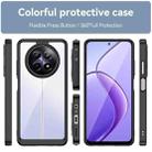 For Realme 12 5G Colorful Series Acrylic Hybrid TPU Phone Case(Black) - 2