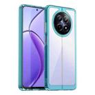 For Realme Narzo N65 Colorful Series Acrylic Hybrid TPU Phone Case(Transparent Blue) - 1