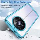 For Realme Narzo N65 Colorful Series Acrylic Hybrid TPU Phone Case(Transparent Blue) - 3