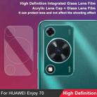 For Huawei Enjoy 70 imak Integrated Rear Camera Lens Tempered Glass Film - 3