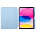 For iPad 10.2 2021 / 2020 / 10.5 3-Fold 360 Rotation Painted Leather Smart Tablet Case(Lucky Duck) - 4