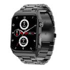 E530 1.91 inch IP68 Waterproof Steel Band Smart Watch Supports ECG / Non-invasive Blood Sugar(Black) - 1