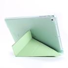 For iPad Air 2 Airbag Deformation Horizontal Flip Leather Case with Holder & Pen Holder(Mint Green) - 4