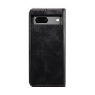 For Google Pixel 8A Oil Wax Crazy Horse Texture Leather Phone Case(Black) - 3