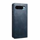 For Google Pixel 9 / 9 Pro Oil Wax Crazy Horse Texture Leather Phone Case(Blue) - 3