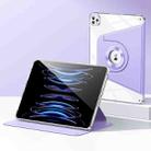 For iPad Pro 12.9 2022 / 2021 / 2020 Magnetic Split Leather Smart Tablet Case(Purple) - 1