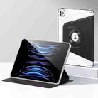 For iPad Pro 12.9 2022 / 2021 / 2020 Magnetic Split Leather Smart Tablet Case(Black) - 1