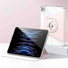 For iPad Pro 12.9 2022 / 2021 / 2020 Magnetic Split Leather Smart Tablet Case(Pink) - 1