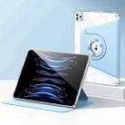 For iPad Pro 12.9 2022 / 2021 / 2020 Magnetic Split Leather Smart Tablet Case(Sky Blue) - 1