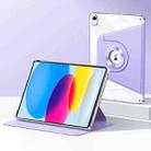 For iPad 10th Gen 10.9 2022 Magnetic Split Leather Smart Tablet Case(Purple) - 1