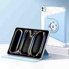 For iPad Pro 13 2024 Magnetic Split Leather Smart Tablet Case(Sky Blue) - 1