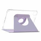 For iPad mini 6 Magnetic Split Leather Smart Tablet Case(Purple) - 3