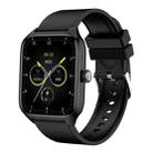 T19 Pro 1.96 inch IP67 Waterproof Silicone Band Smart Watch, Supports Dual-mode Bluetooth Call / Heart Rate Monitoring(Black) - 1