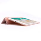 For iPad Air 2 Airbag Horizontal Flip Leather Case with Three-fold Holder & Pen Holder(Pink) - 5
