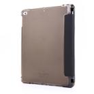 For iPad Air 2 Airbag Horizontal Flip Leather Case with Three-fold Holder & Pen Holder(Black) - 3