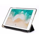 For iPad Air 2 Airbag Horizontal Flip Leather Case with Three-fold Holder & Pen Holder(Black) - 4