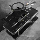 For Motorola Moto G15 CD Texture Sliding Camshield Magnetic Holder Phone Case(Silver) - 3