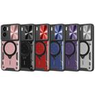 For Motorola Moto G05 CD Texture Sliding Camshield Magnetic Holder Phone Case(Black) - 2