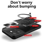 For Motorola Moto G 2025 CD Texture Sliding Camshield Magnetic Holder Phone Case(Black) - 3