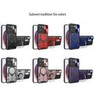 For Motorola Moto G 2025 CD Texture Sliding Camshield Magnetic Holder Phone Case(Blue) - 2