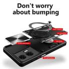 For Motorola Moto G24 Power CD Texture Sliding Camshield Magnetic Holder Phone Case(Red) - 3
