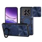 For OPPO F29 5G Global CD Texture Sliding Camshield Magnetic Holder Phone Case(Blue) - 1