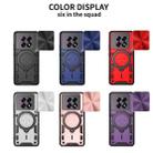 For OPPO F29 5G Global CD Texture Sliding Camshield Magnetic Holder Phone Case(Blue) - 2