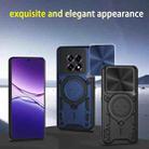 For OPPO F29 5G Global CD Texture Sliding Camshield Magnetic Holder Phone Case(Blue) - 3