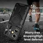 For OPPO A59 5G Global CD Texture Sliding Camshield Magnetic Holder Phone Case(Blue) - 2