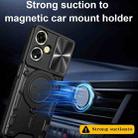 For OPPO A59 5G Global CD Texture Sliding Camshield Magnetic Holder Phone Case(Blue) - 3