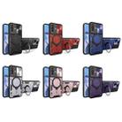 For vivo V23 5G / S12 5G CD Texture Sliding Camshield Magnetic Holder Phone Case(Purple) - 2