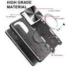 For vivo iQOO 13 CD Texture Sliding Camshield Magnetic Holder Phone Case(Black) - 3